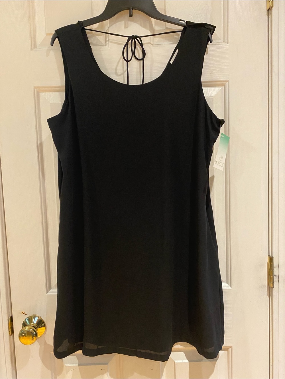 Decree Black Women's Midi dress.